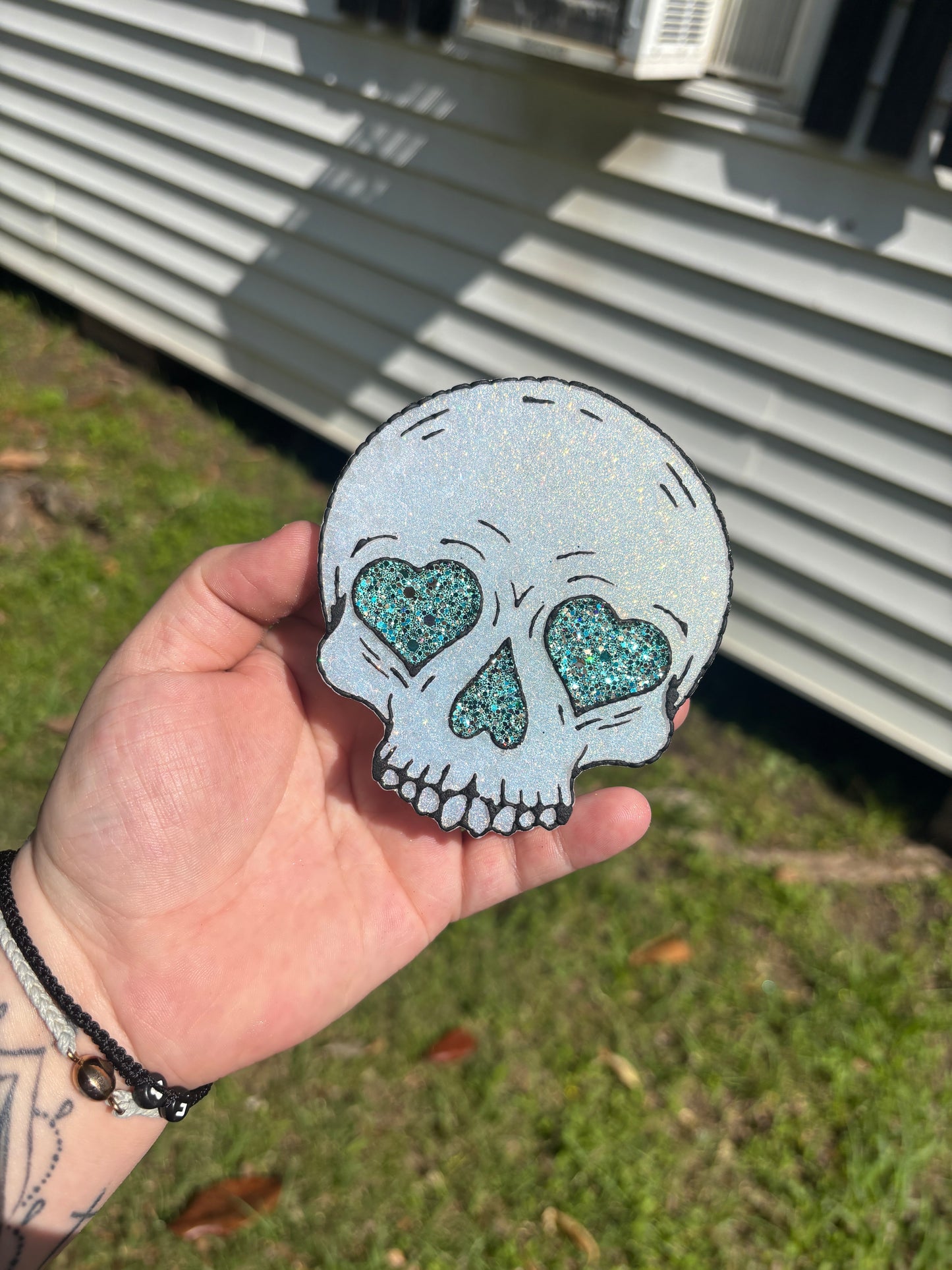 Heart Eye Skull Head