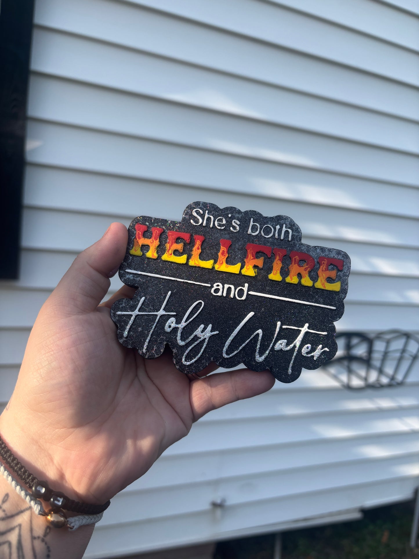 She's Both Hellfire and Holy Water