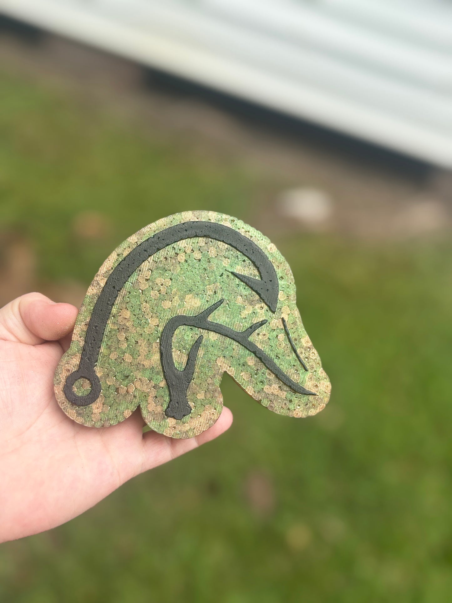 Duck Head with Hook & Horn