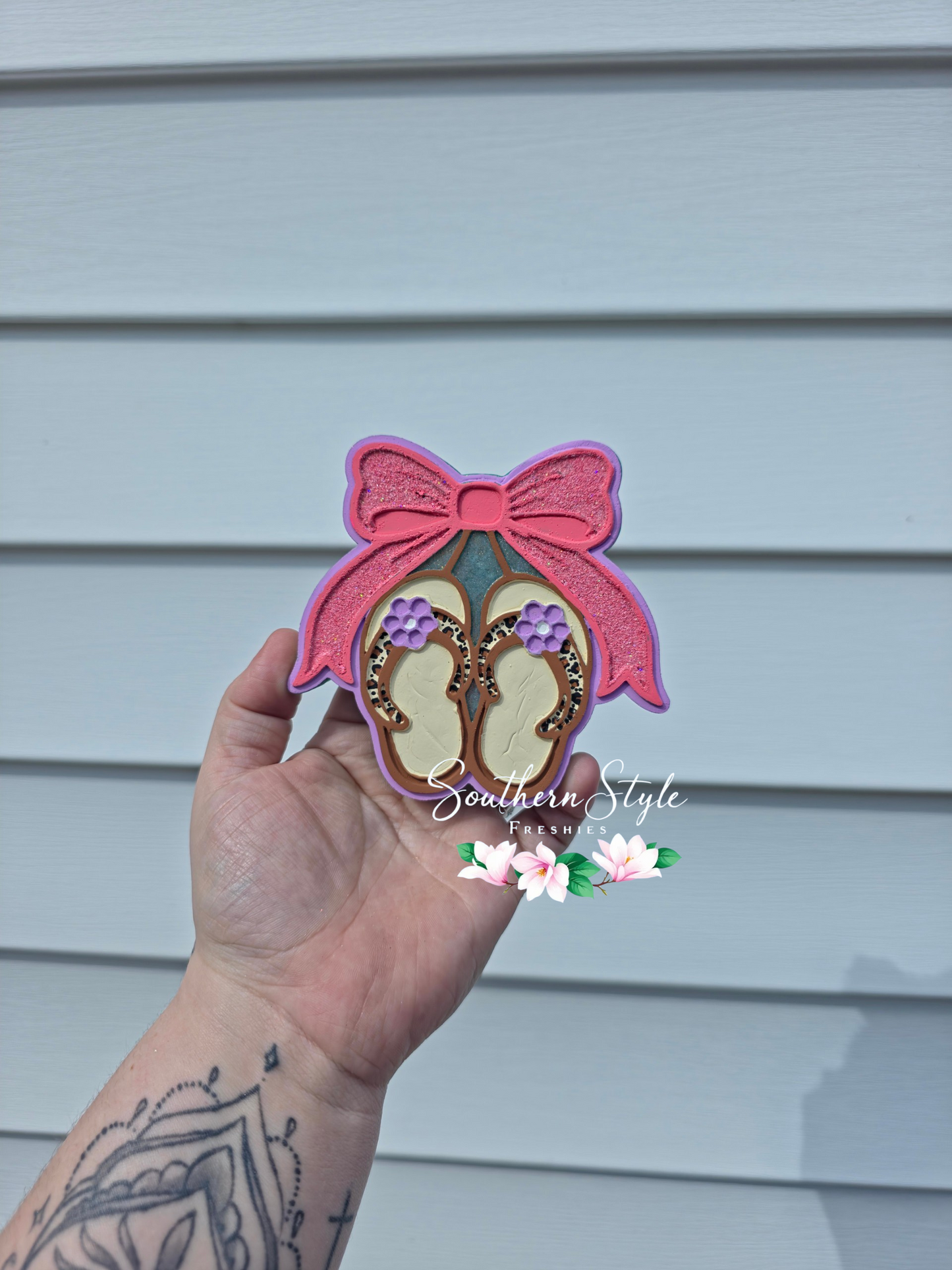 Flip Flop Cherries with Bow