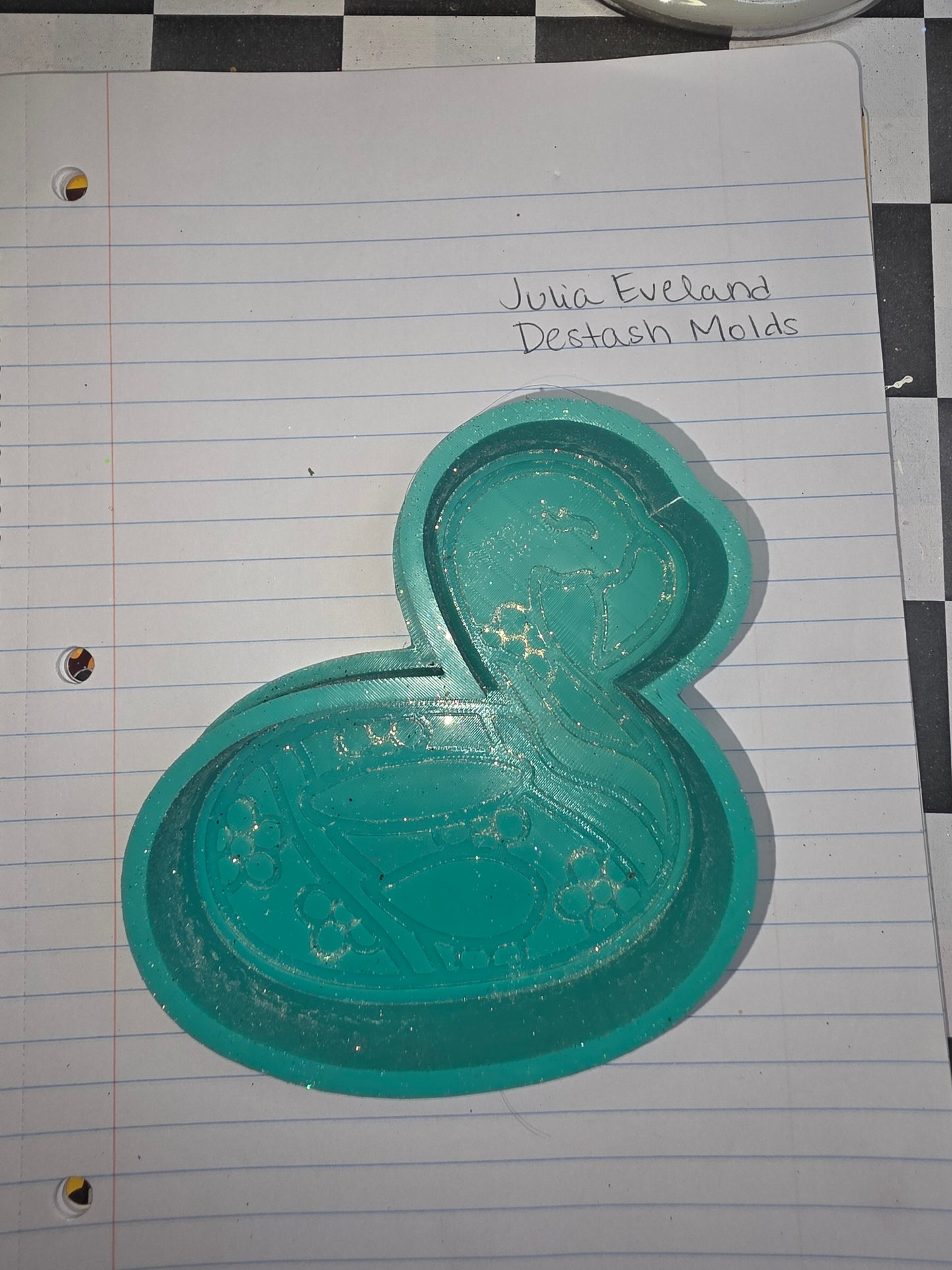Groovy Flamingo Pool Float Destash Mold