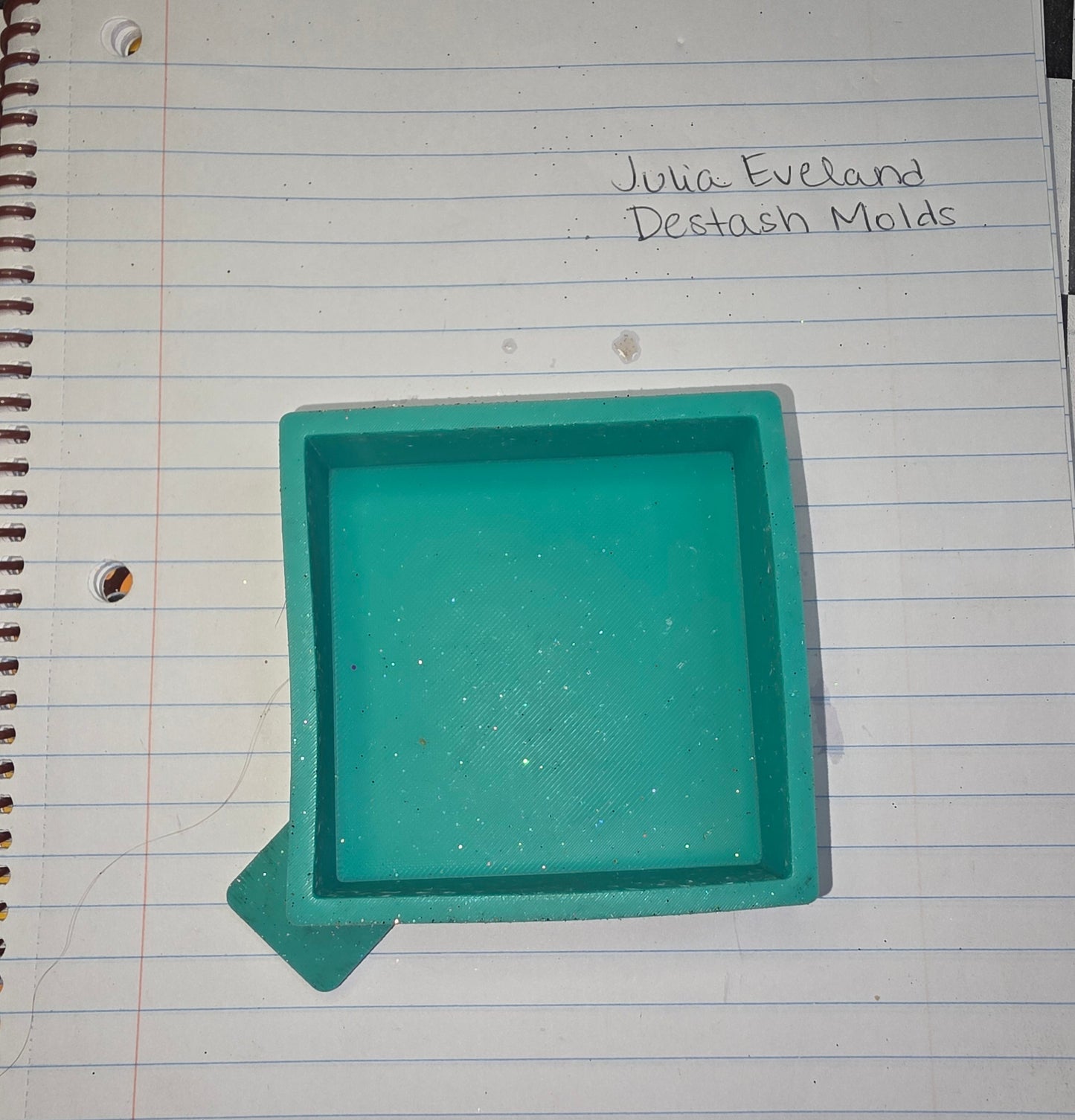 Blank Square From Southern Glitter Molds Destash Mold
