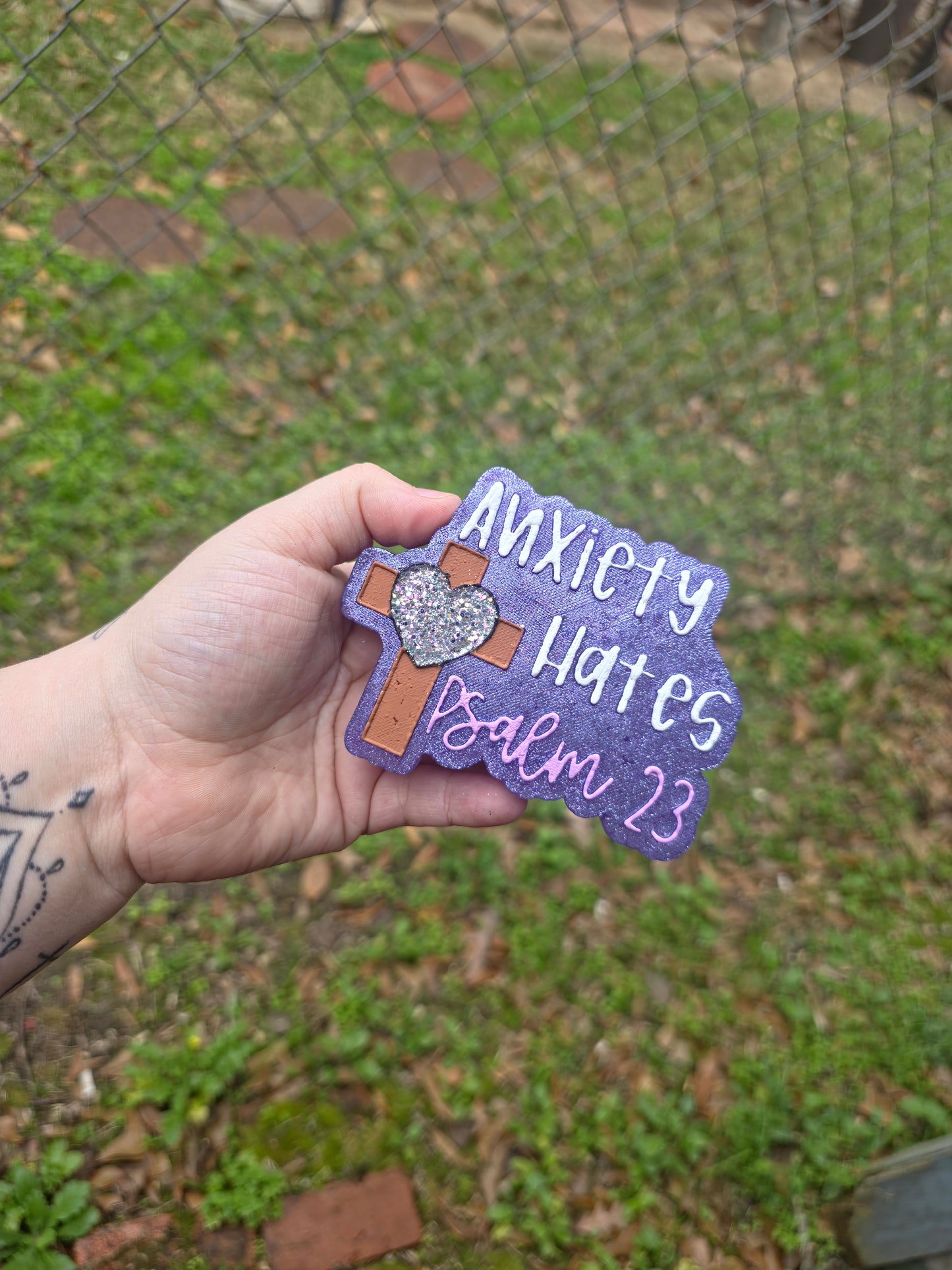 Anxiety Hates Psalm 23