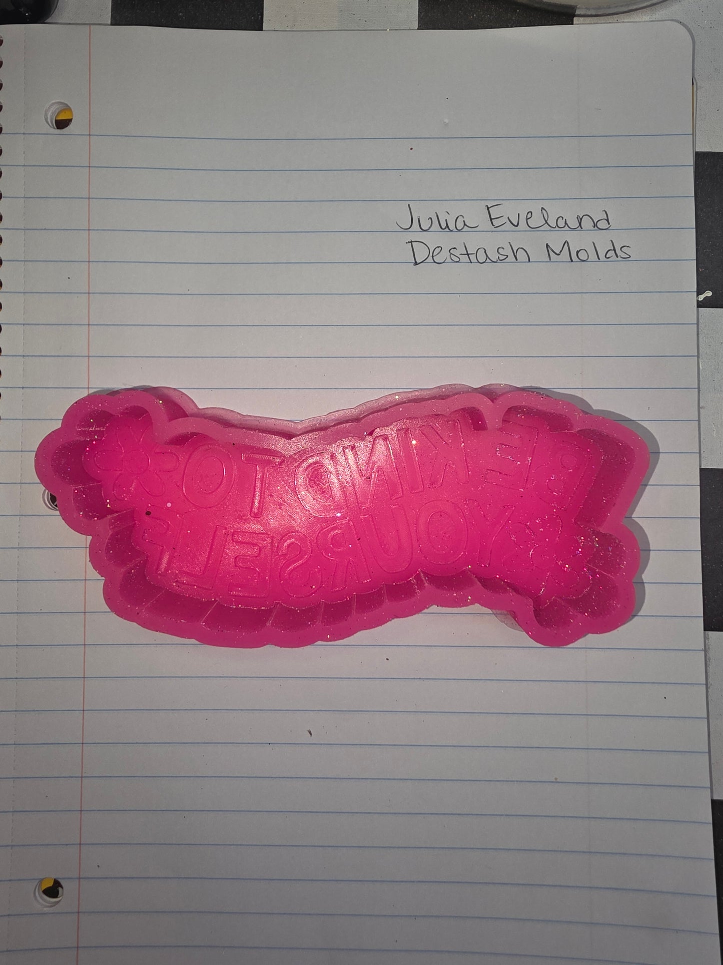Be Kind To Yourself Destash Mold