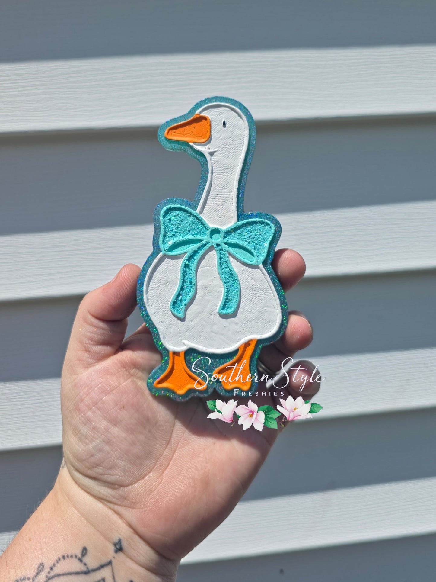 Goose with Bow