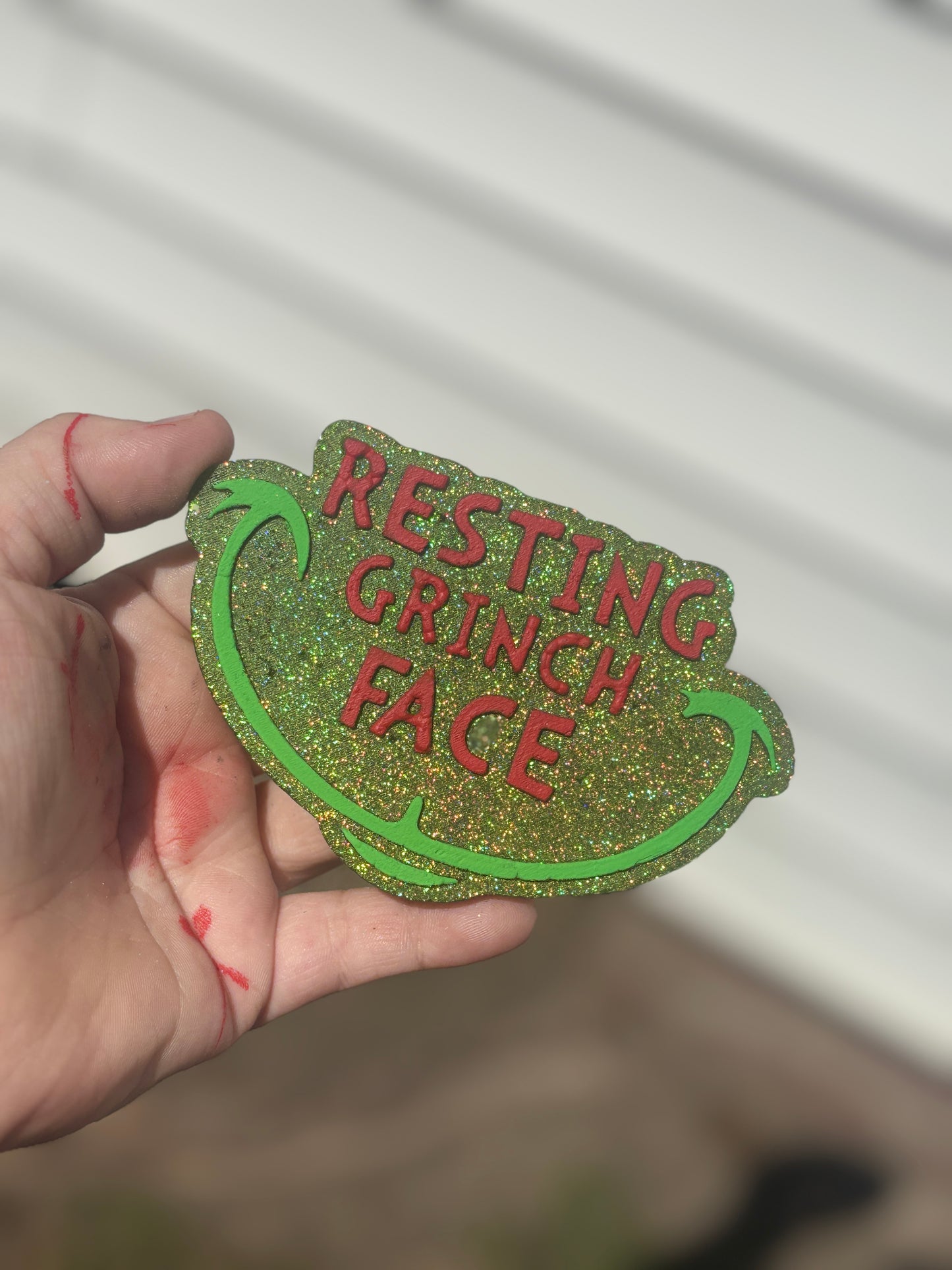 Resting Green Guy Face