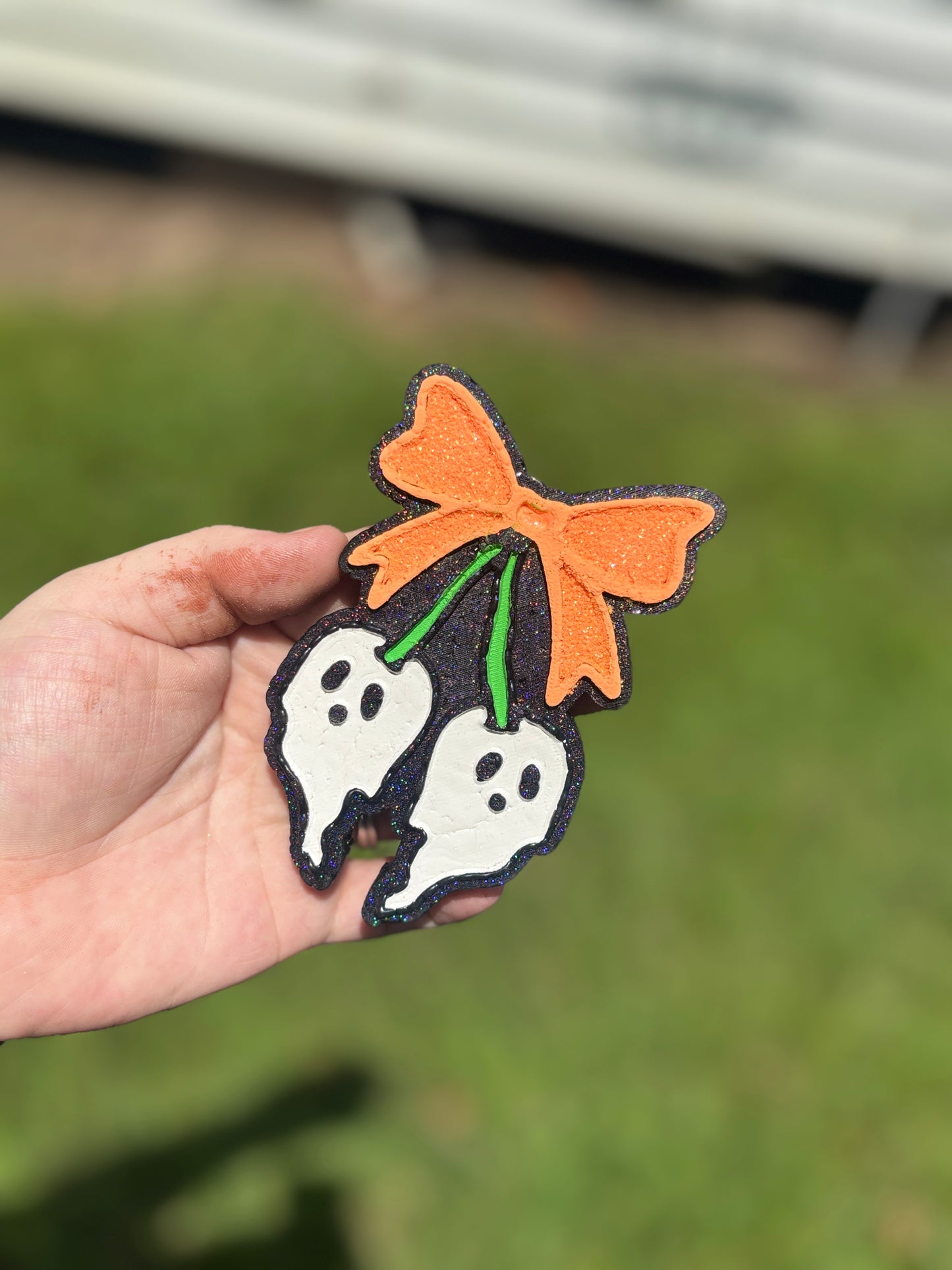 Ghost Cherries with Bow