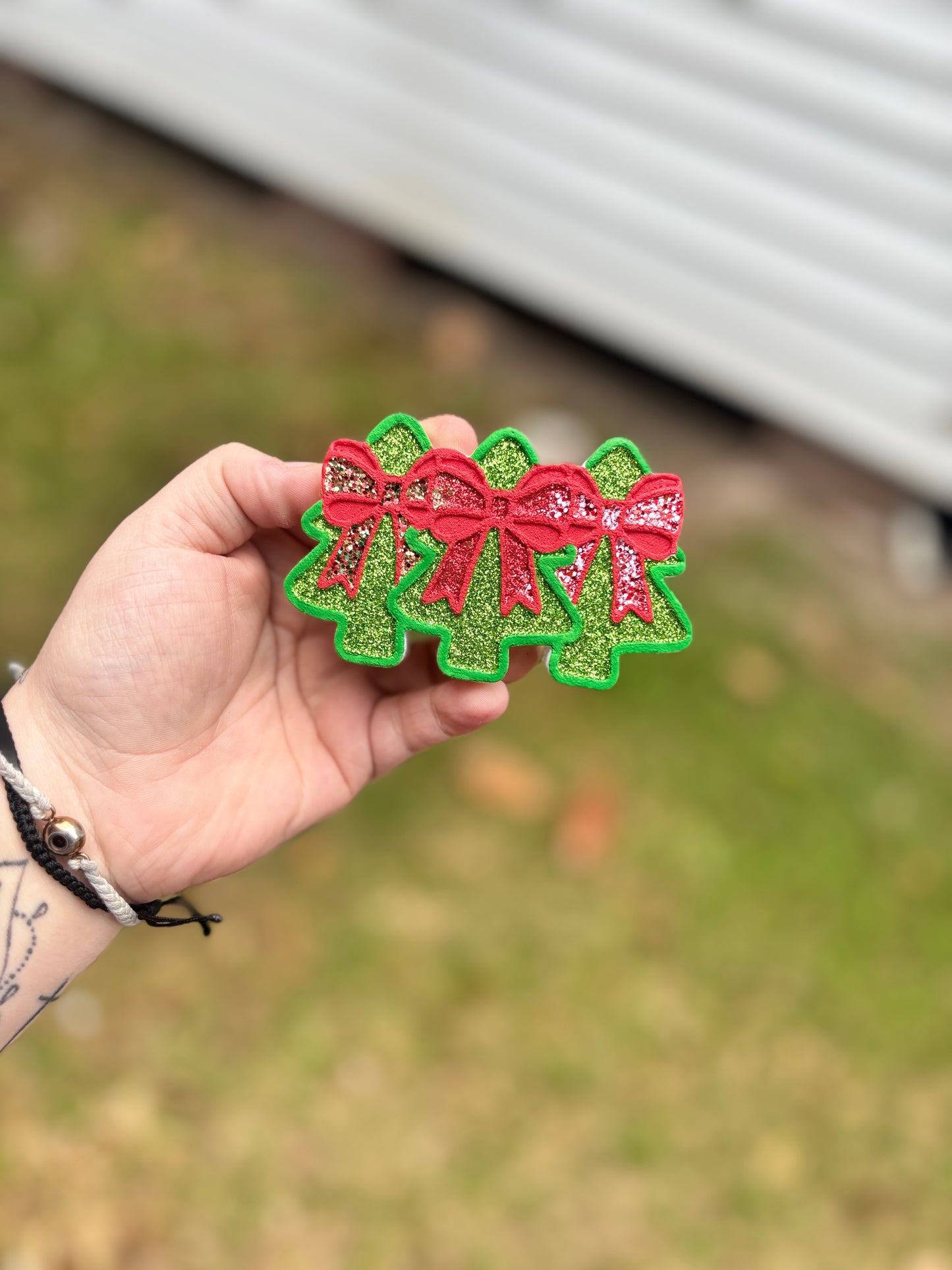 Christmas Trees with Bows