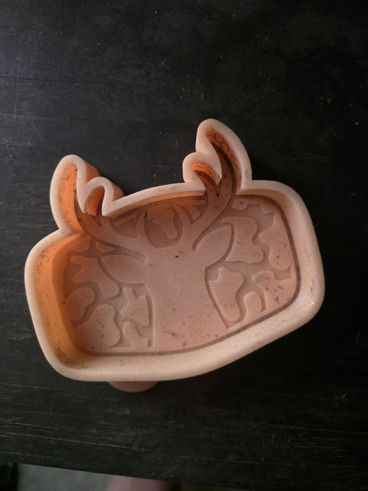 Camouflage buck patch