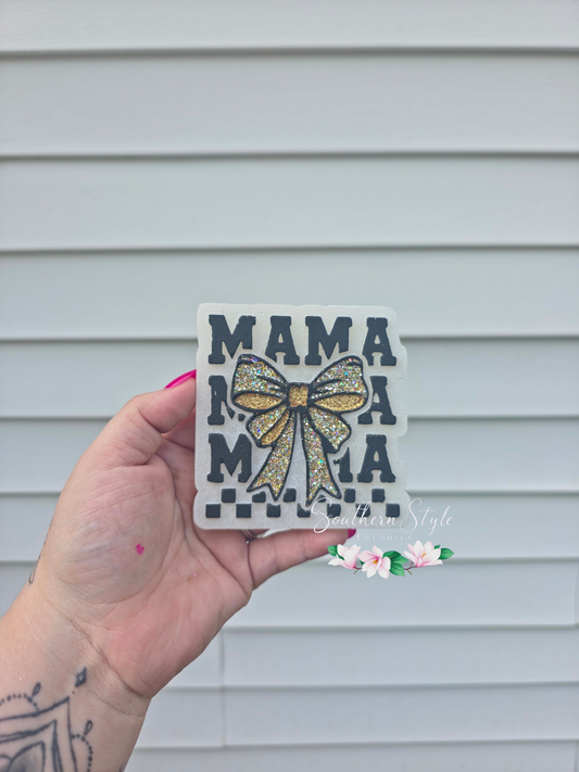 Mama with Bow Checkered