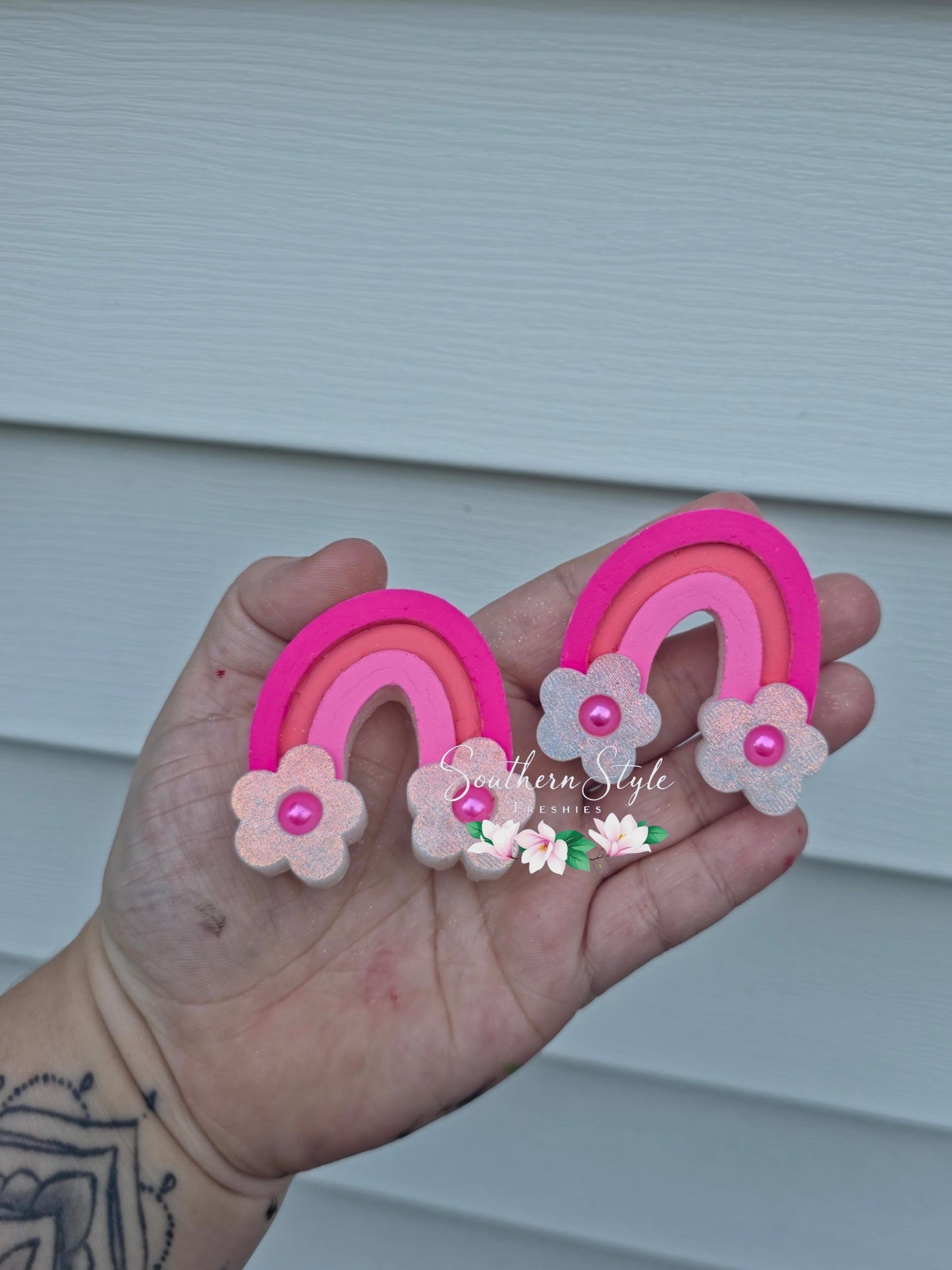 Flower Rainbow VENT CLIPS