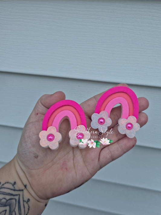 Flower Rainbow VENT CLIPS