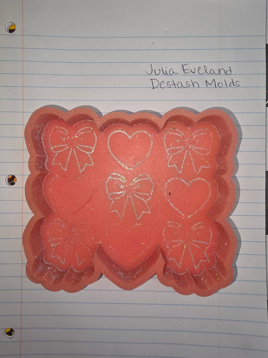 Bow & Heart Frame Destash Mold