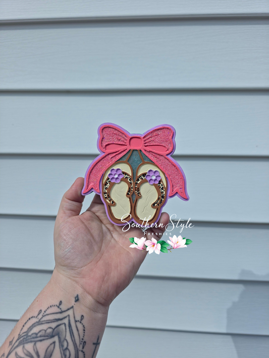 Flip Flop Cherries with Bow