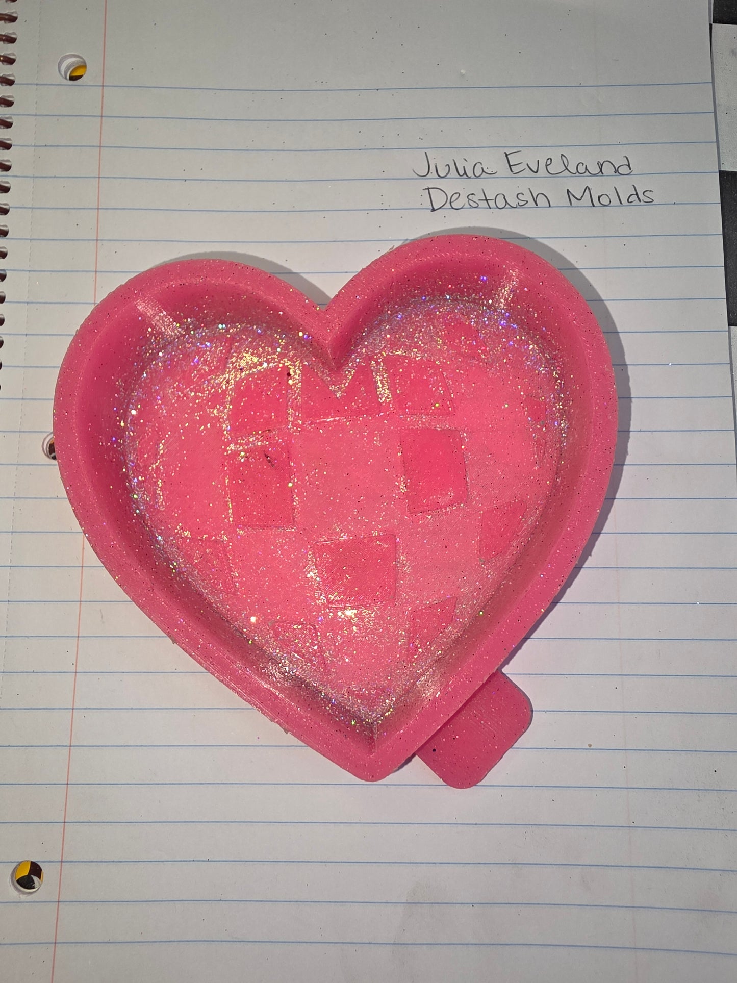 Disco Heart Destash Mold