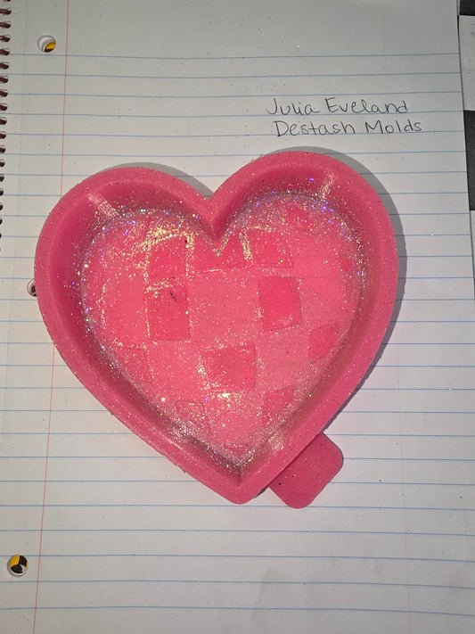 Disco Heart Destash Mold