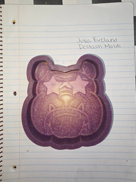 Bulldog with Star Eyes Destash Mold