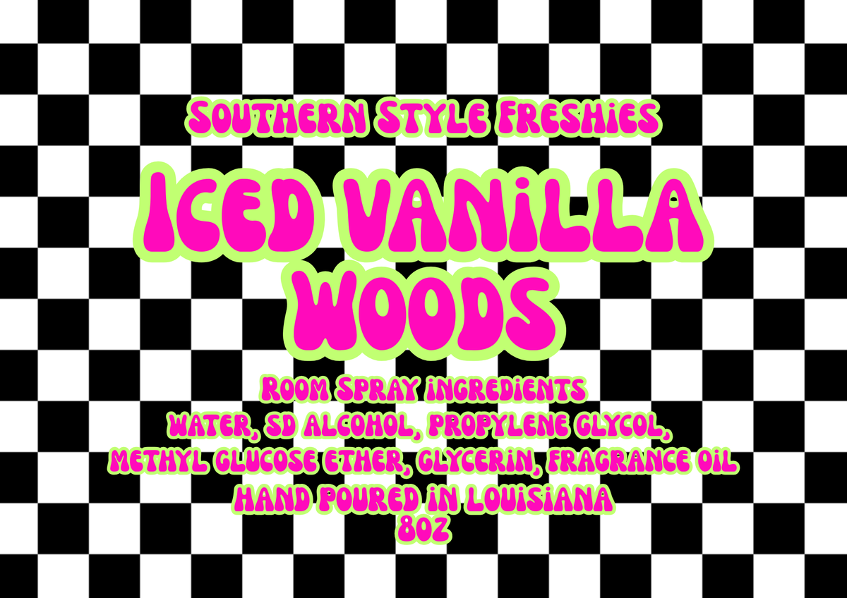 Iced Vanilla Woods Room Spray 8oz