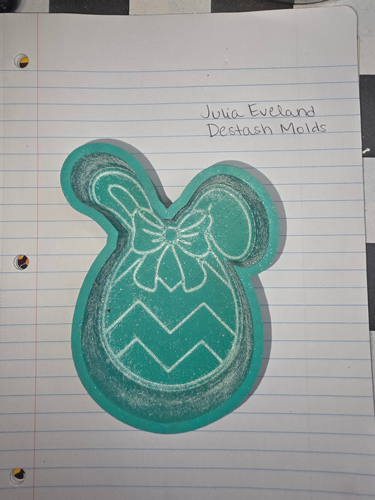 Easter Egg with Bunny Ears Destash Mold