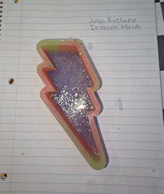 Lightening Bolt Destash Mold