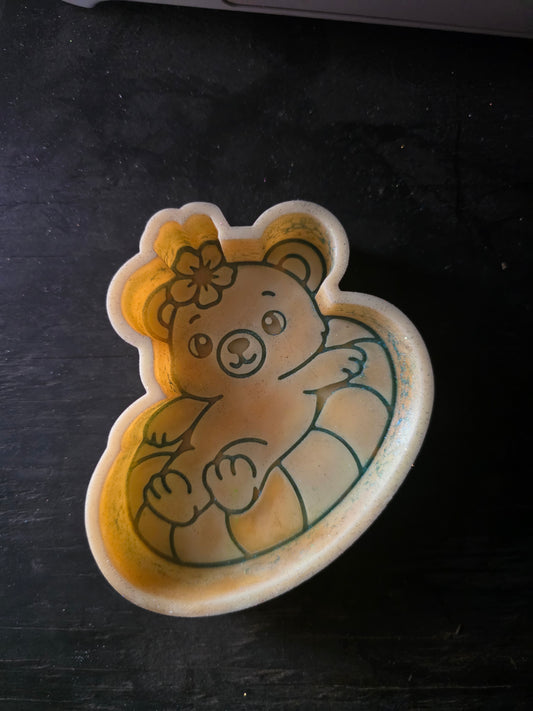 Bear on pool float
