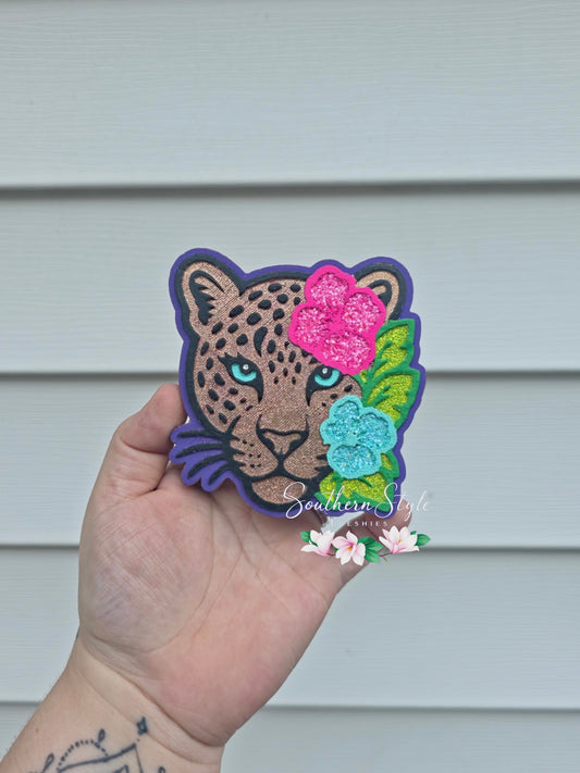 Floral Leopard