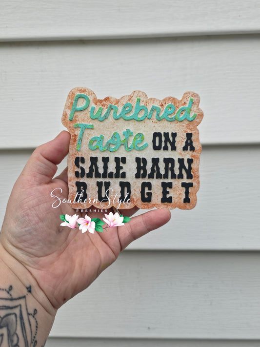 Purebred Taste On A Sale Barn Budget