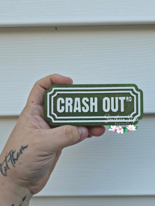 Crash Out Rd Street Sign