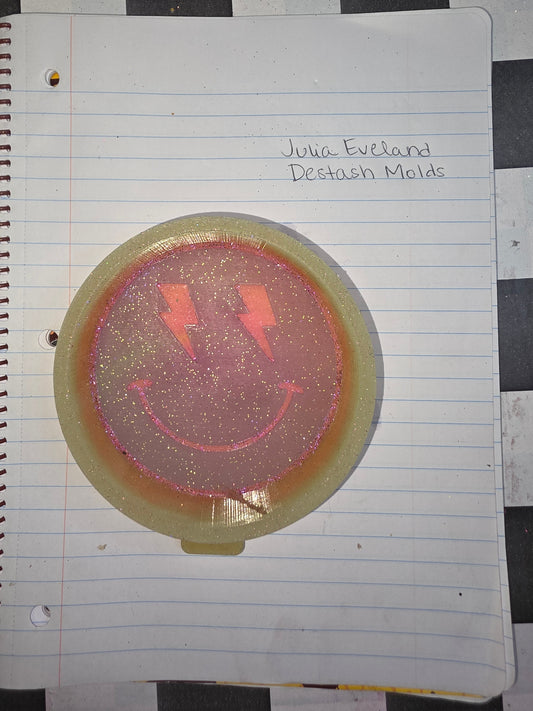 Lightening Bolt Eye Smiley Destash Mold