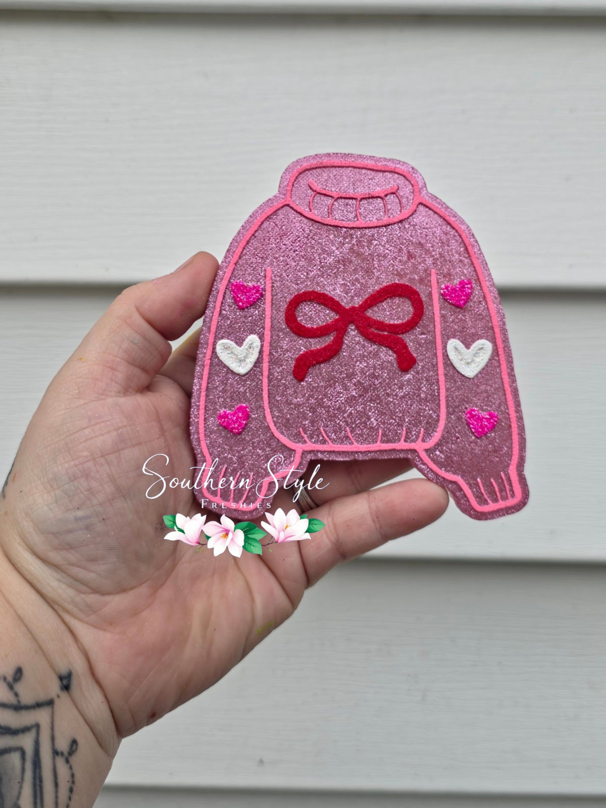 Bow and Hearts Sweater