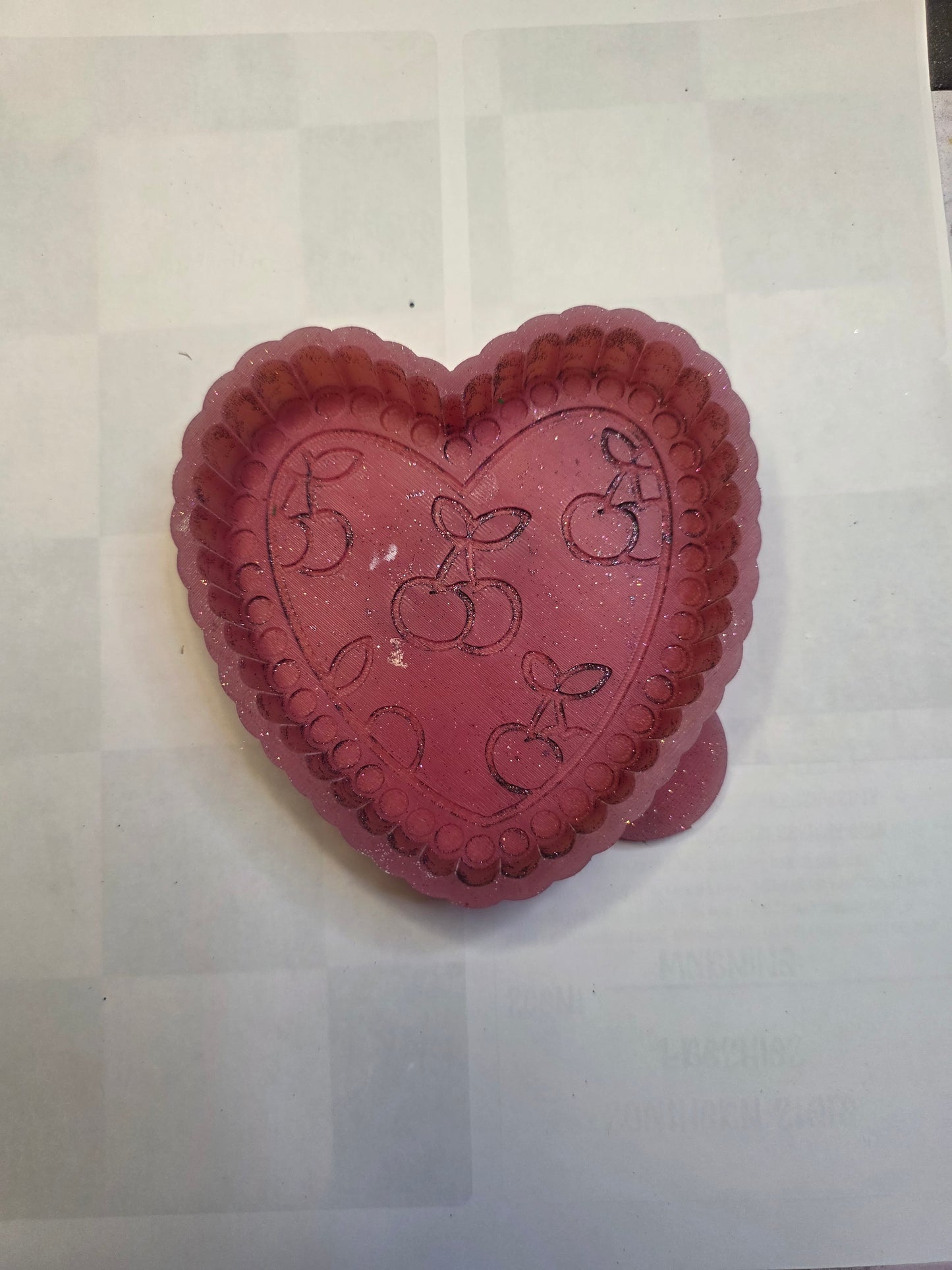 Cherries heart