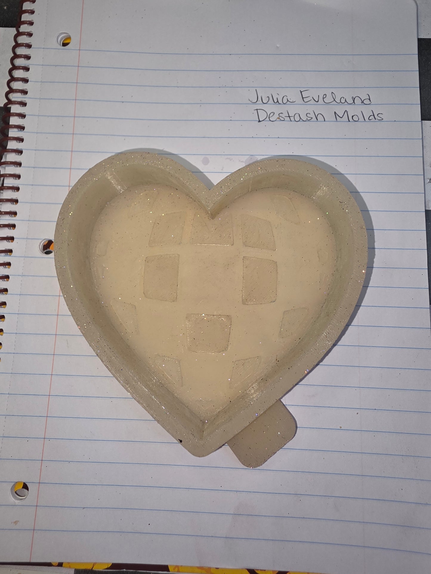 Disco Heart Destash Mold