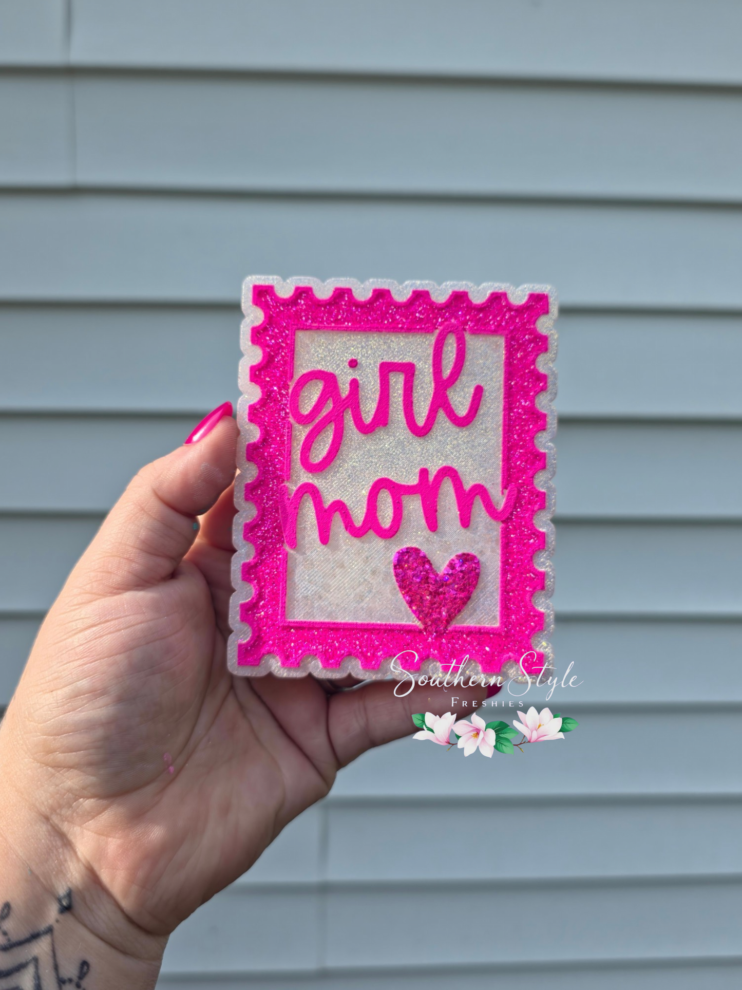 Girl Mom Stamp