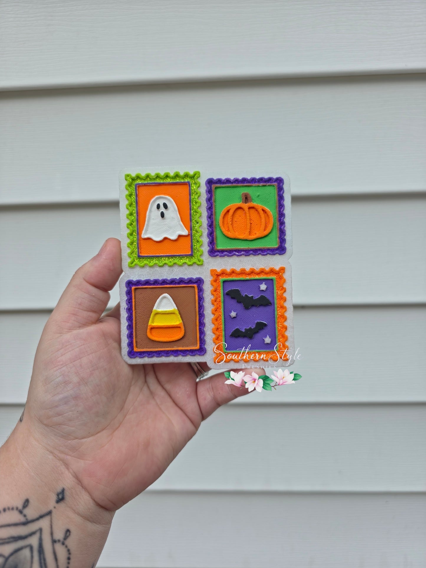 Four Halloween Stamps